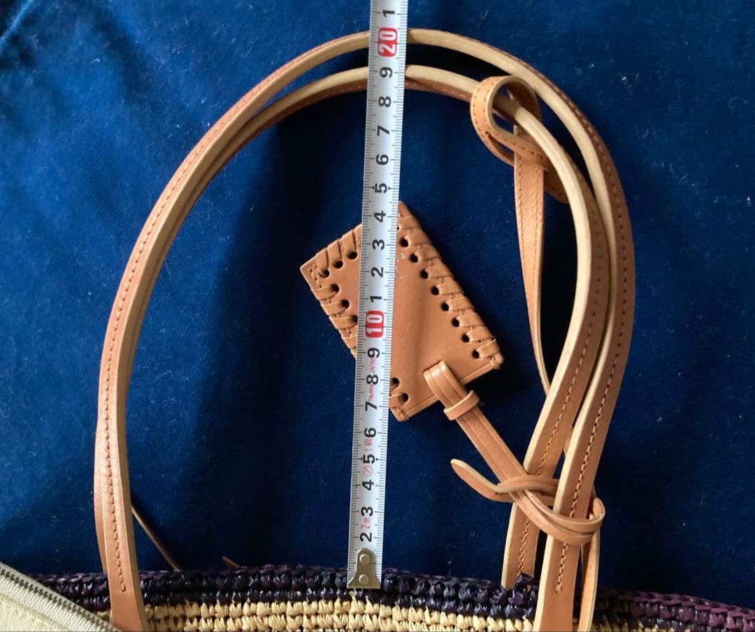 RT-60128　ポロラルフローレン　編込み かごバッグ ショップ外袋付き