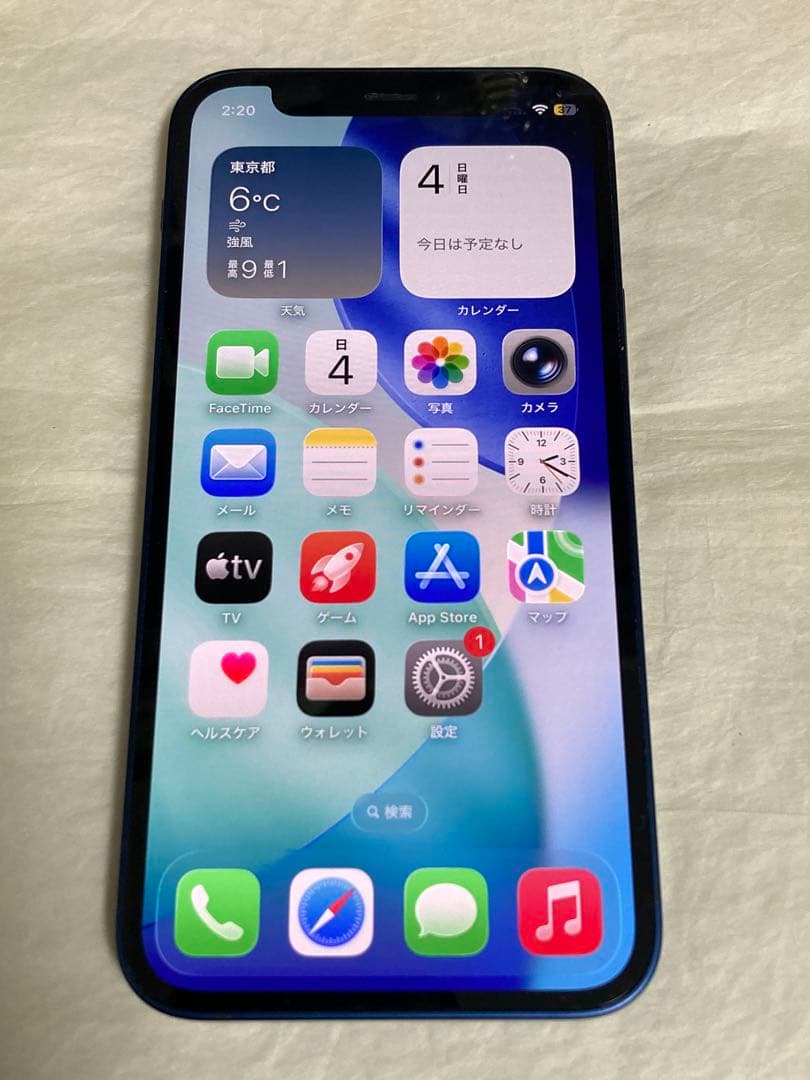 iPhone 12 mini 128GB ブルー SIMフリー