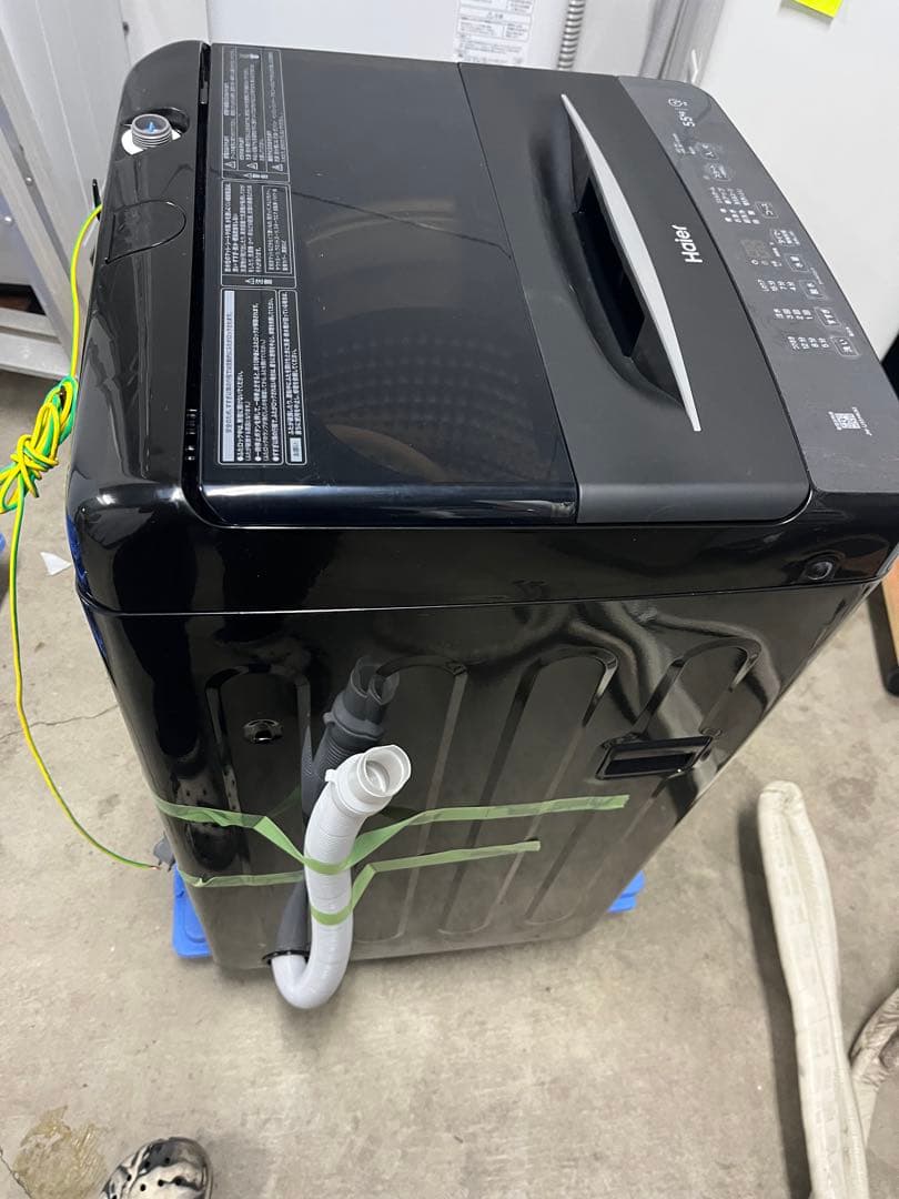 ほぼ未使用 Haier 2025年製最新モデル 洗濯機 5.5kg 風乾燥搭載T