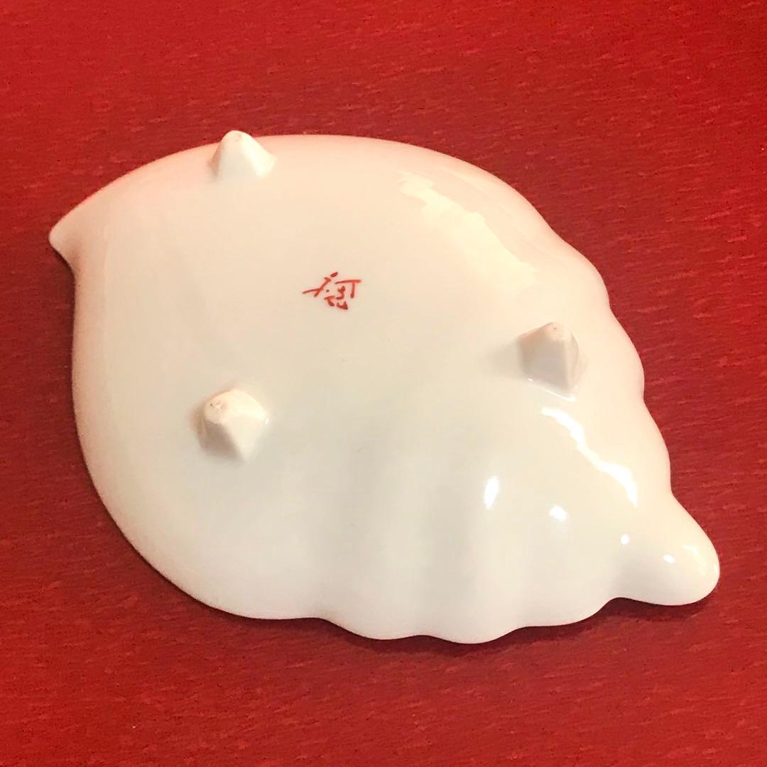 未使用保管品✨九谷焼 稔作 桜 薔薇 三つ足 皿 1枚✨さくら バラ 取り皿