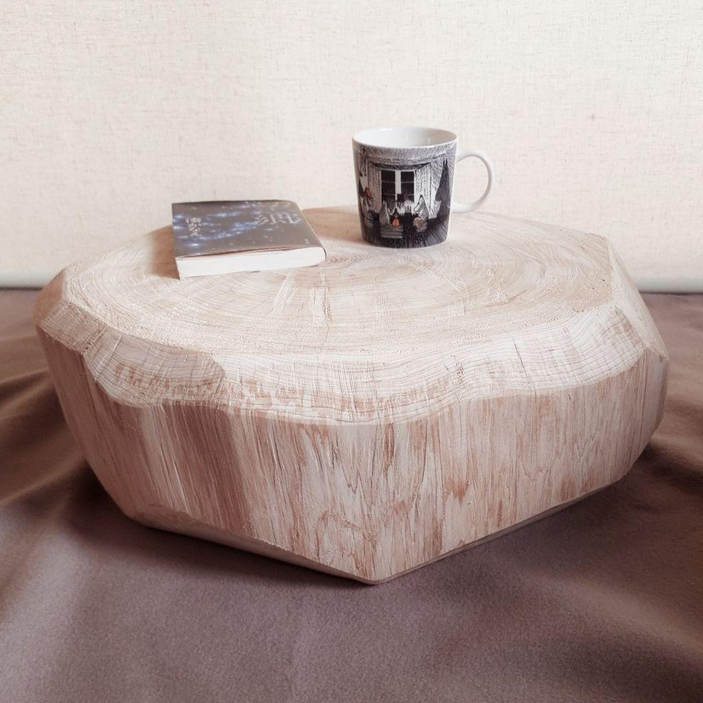 天然アロマ 東濃ひのき テーブル 飾り台 無垢無塗装 オーガニック 特大