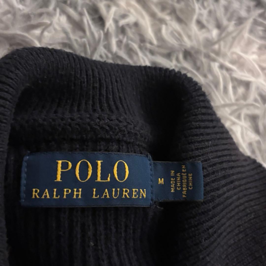 や*せ様 90s Polo Ralph Lauren ドライバーズニット　ジップ
