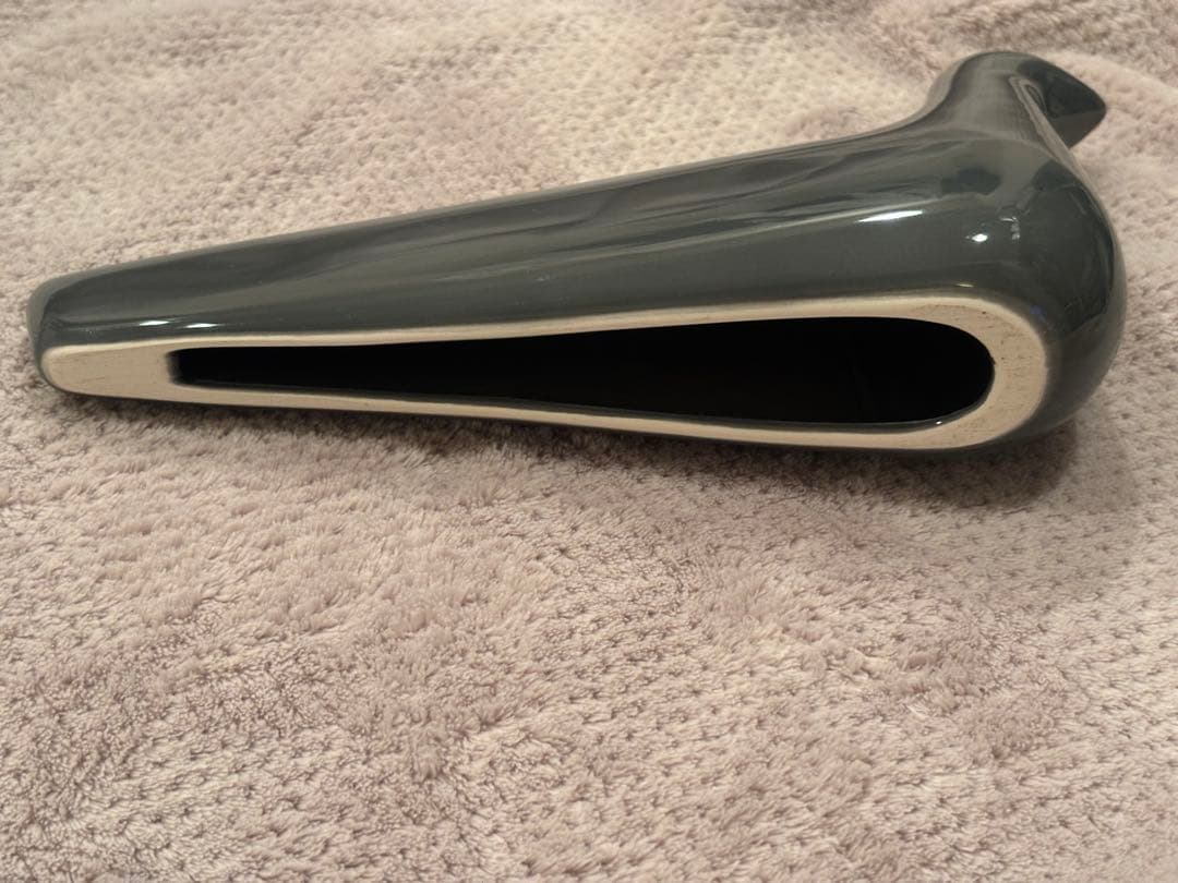 Vitra L’oiseau ロワゾー セラミック 光沢仕上 モスグレー 置物