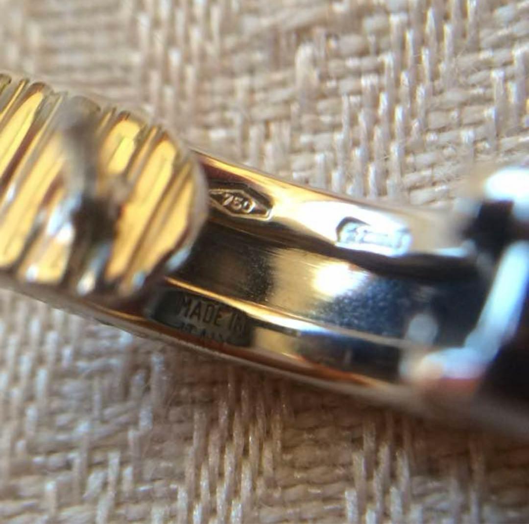 ブルガリ ビーゼロワン ピアス K18WG 片耳