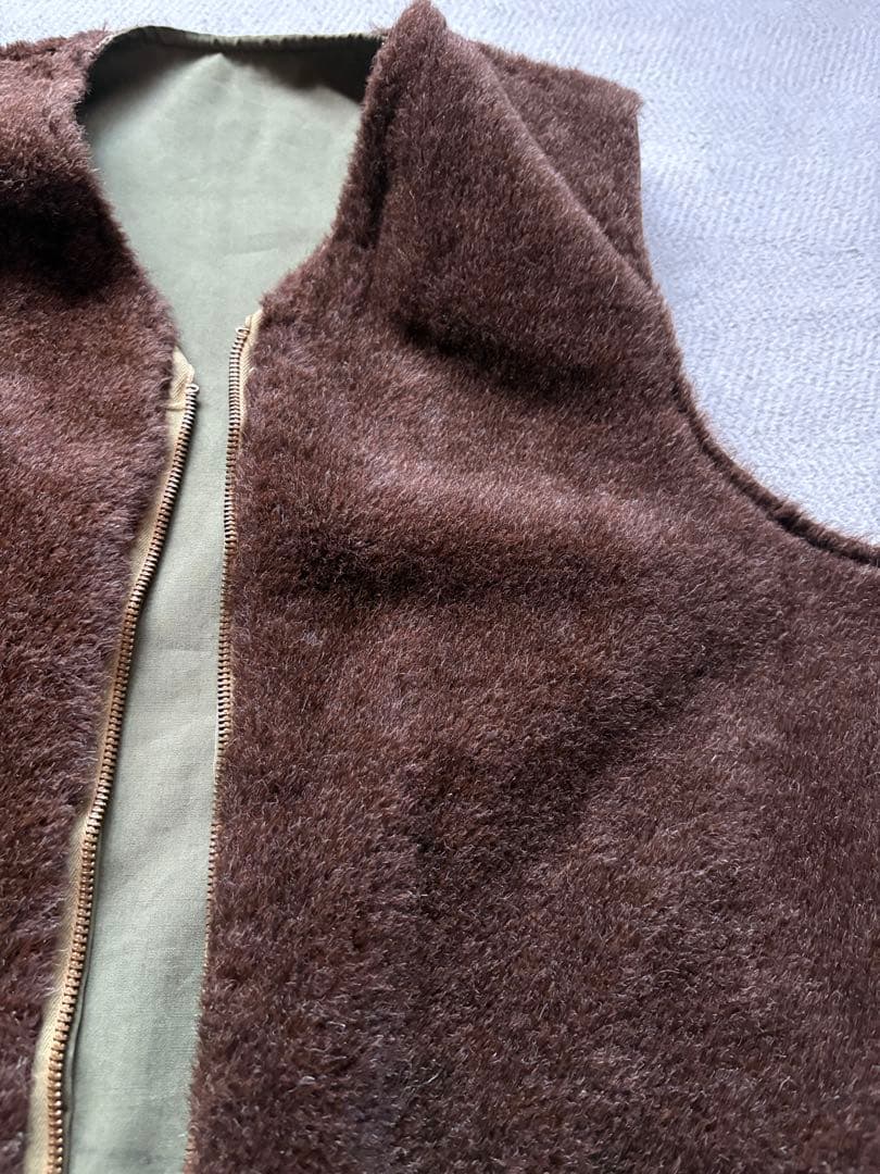 美品40s US NAVY デッキベスト アルパカ USN ヴィンテージ USA