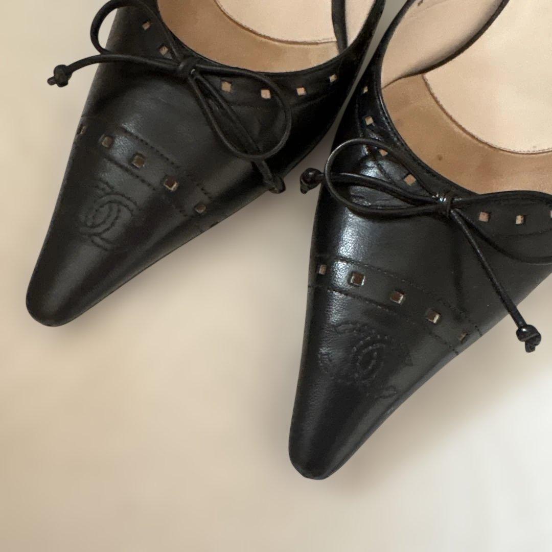 ココマーク　シャネル　ミュール