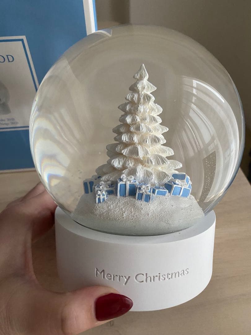 ウェッジウッド　クリスマス　スノーグローブ　新品未使用