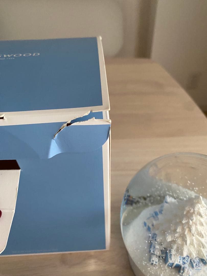 ウェッジウッド　クリスマス　スノーグローブ　新品未使用