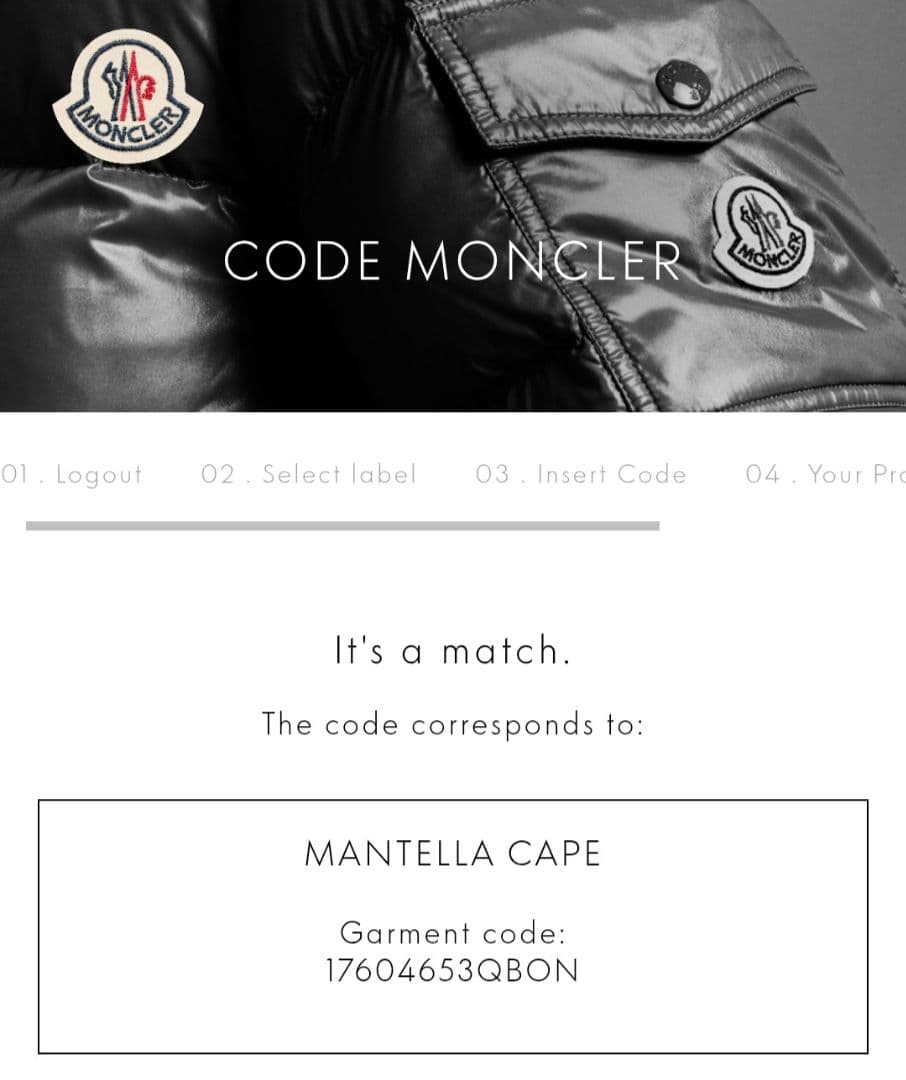 美品　MONCLER　モンクレール　タグ付き　mantella　ケープ　ポンチョ