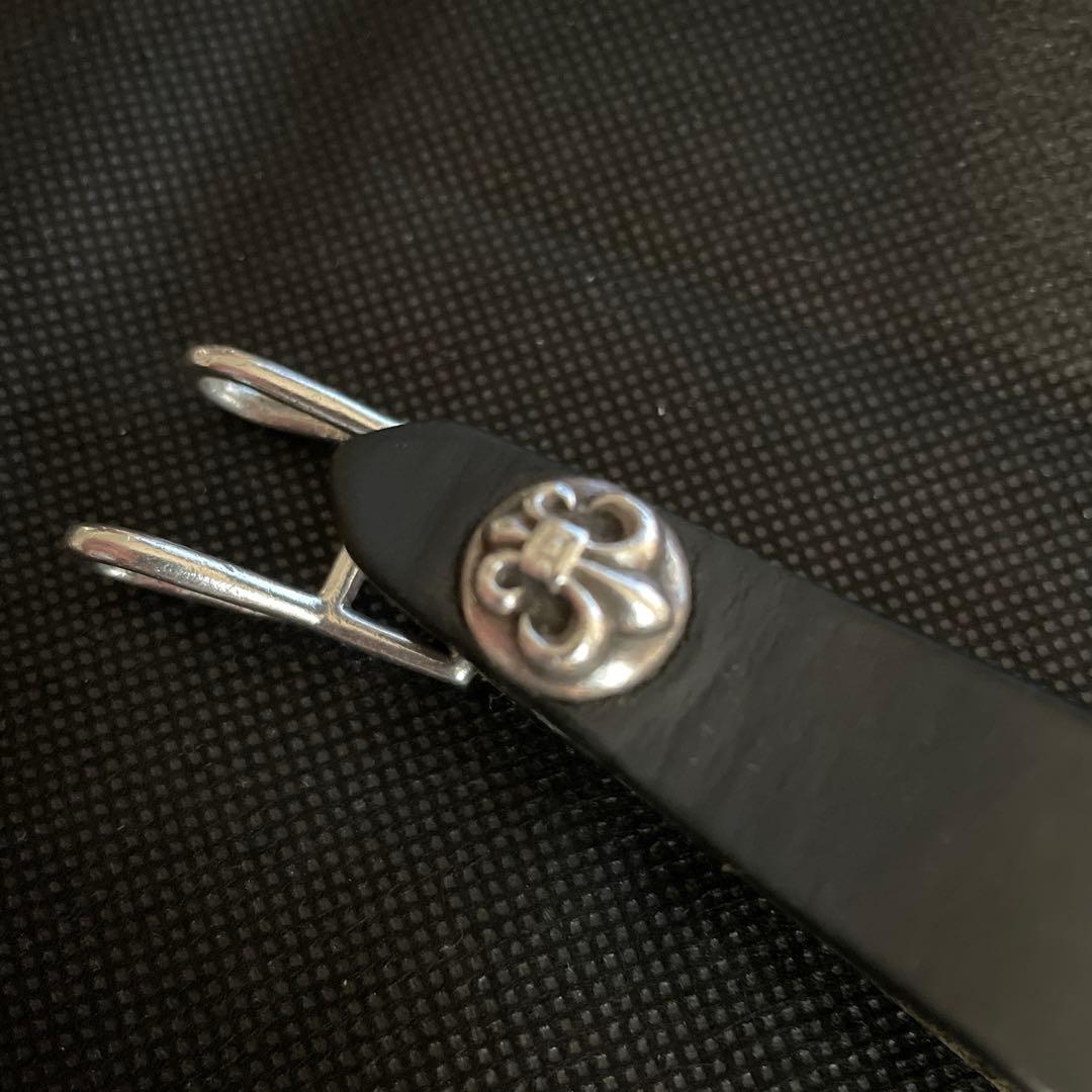 b*a様 週末まで価格★Chrome Hearts Wベルトループ フレアボタン