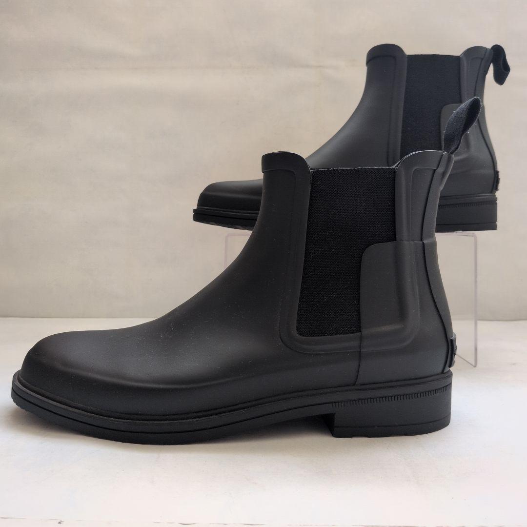 HUNTER ハンター メンズ チェルシー ラバー ブーツ 28.0 黒