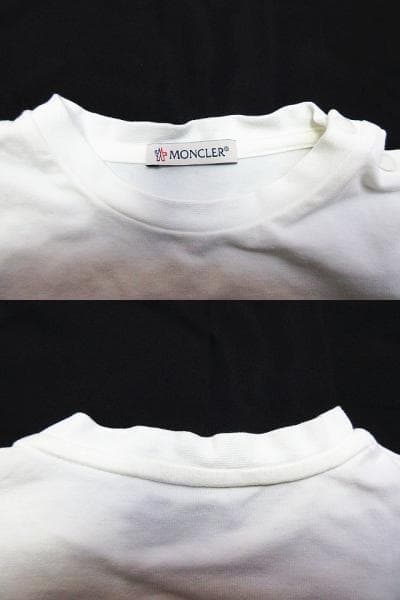 M*^様 18/24 ベビー モンクレール ロゴプリント 半袖Tシャツ 2枚 白