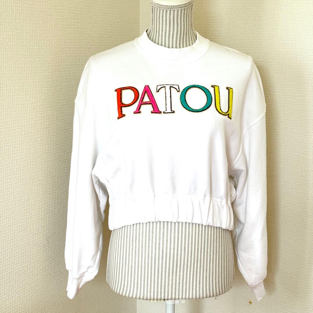 PATOU ショート丈トップス スウェット トレーナー ホワイト XS