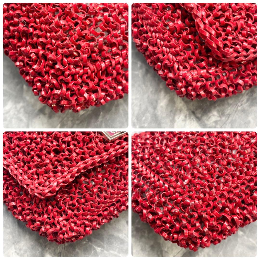 美品✨アンテプリマ ルケット 3way ターンロック ショルダーバッグ 赤