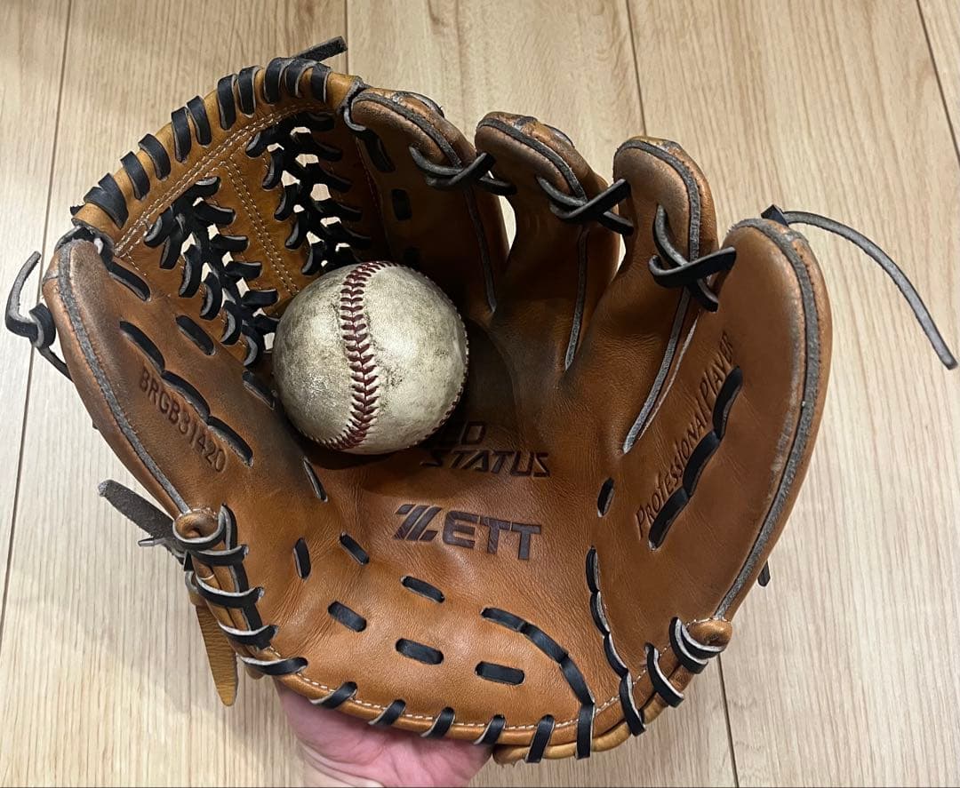 ZETT ネオステイタス 軟式グローブ 右投げ用