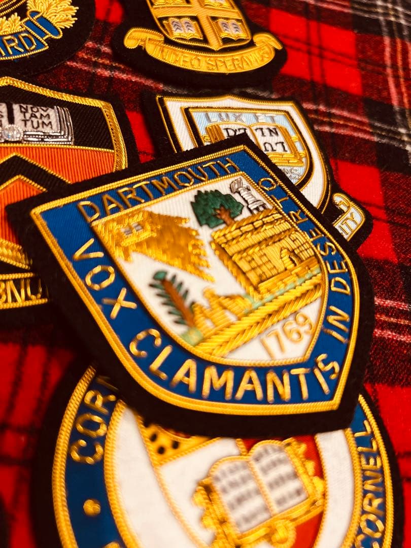 アイビーリーグ校章アメリカ東部8大学Harvardブレザーエンブレム大変希少です