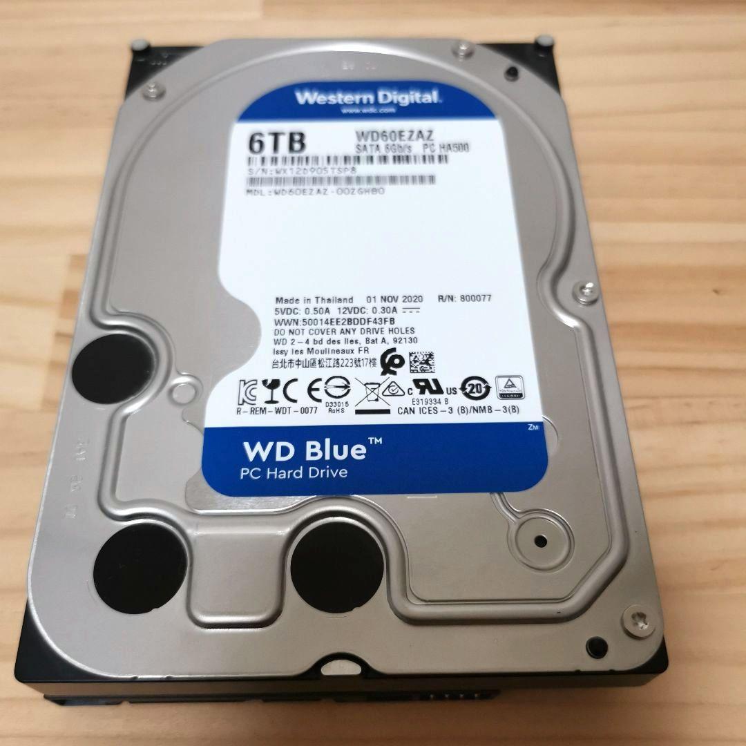 内蔵型ハードディスクドライブ WD WD60EZAZ 6TB HDD