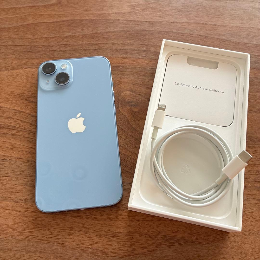 iPhone 14 ブルー