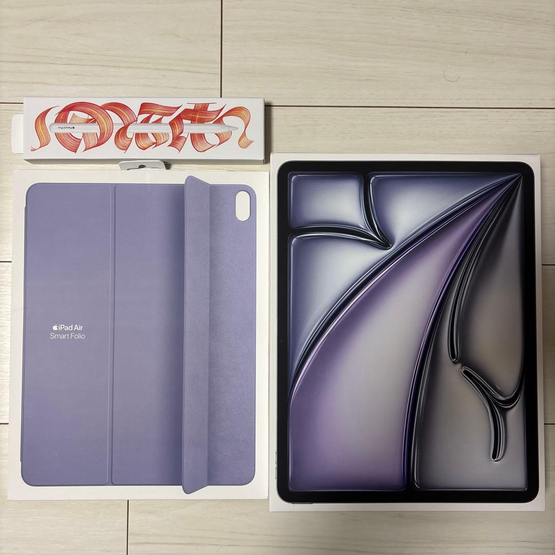 【極上品】M2 iPad Air 13 Pencil pro 純正カバー