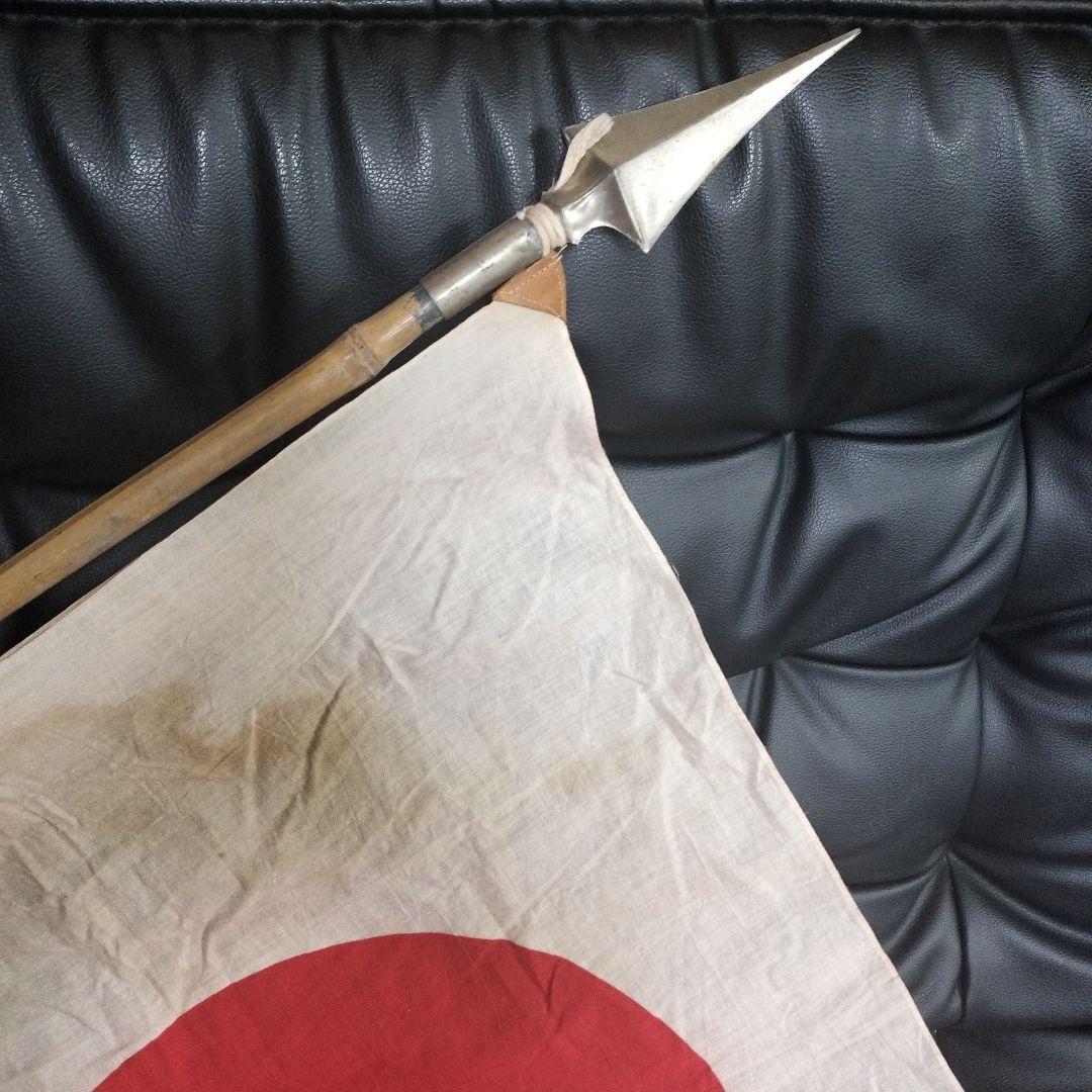 戦時中 国旗 柄付 2本 戦前 日本軍