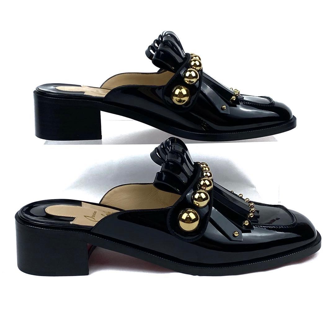 ✨新品同様✨クリスチャンルブタン　OCTAVIAN スタッズ　黒　24.5cm