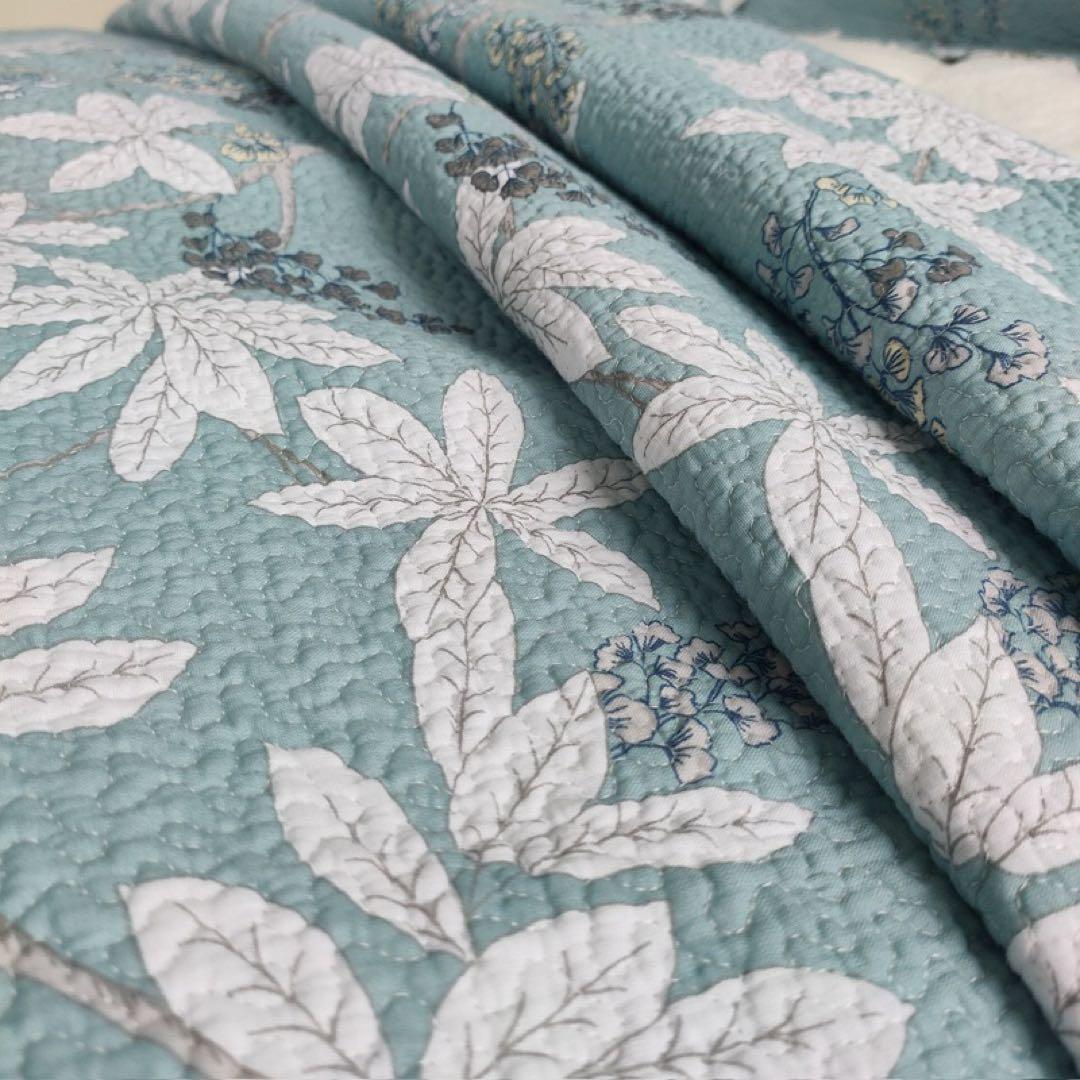 キルトベッドカバー3点セット綿マルチカバー キルティング 646