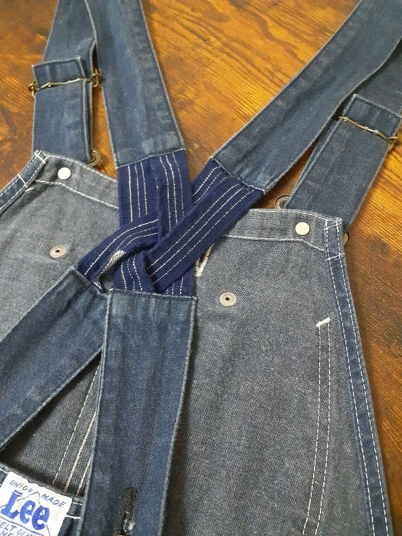 30'S 復刻　Lee　オーバーオール　ローバック　JELT DENIM