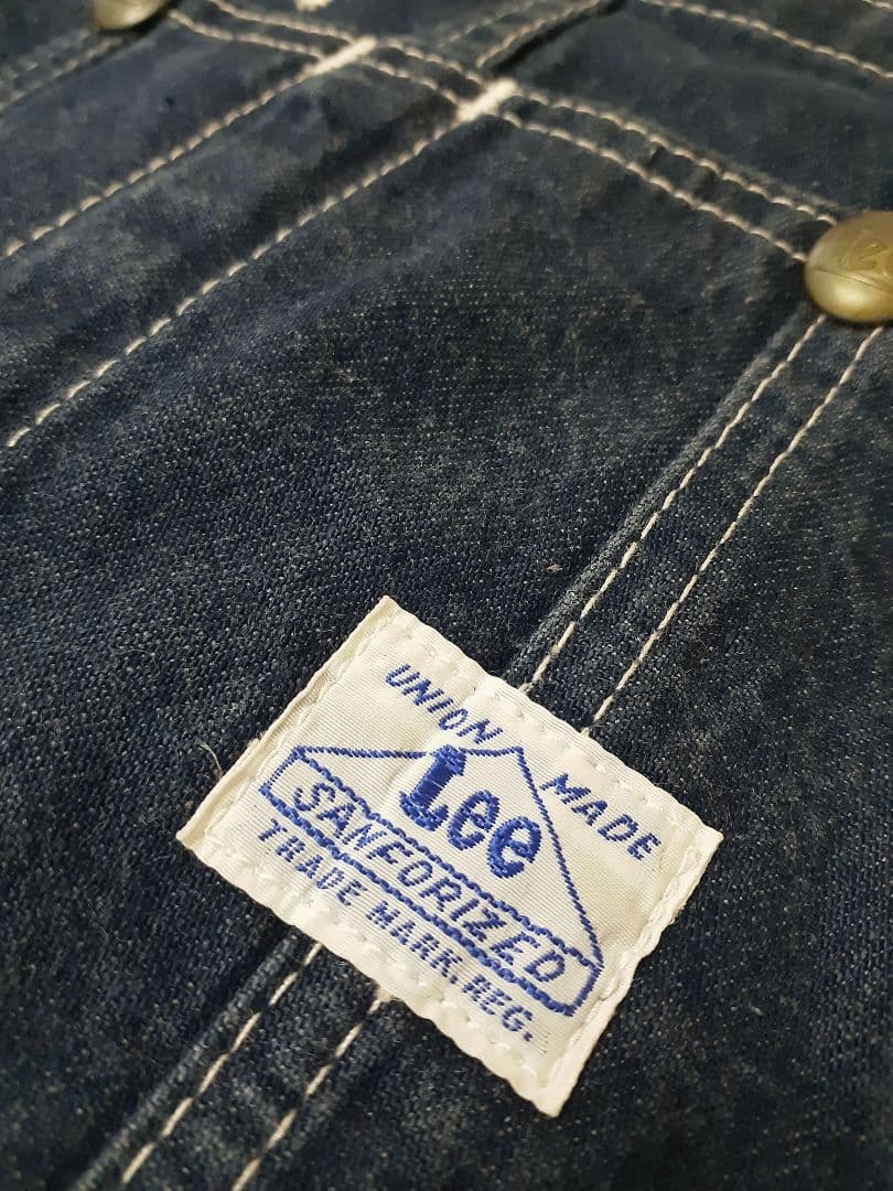 30'S 復刻　Lee　オーバーオール　ローバック　JELT DENIM