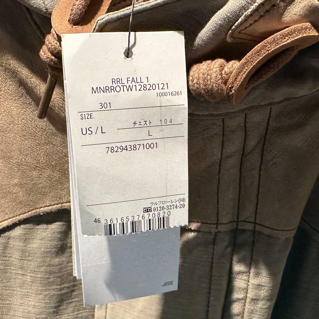 【頑張ろう！日本！！】ダブルアールエル RRL 24FW モッズコート L