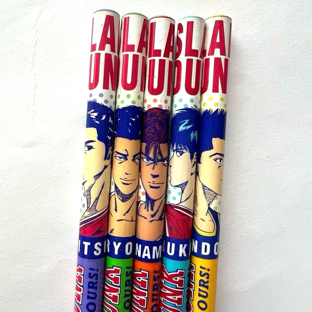 スラムダンク❤️鉛筆 5本セット　バスケットボール　イラスト