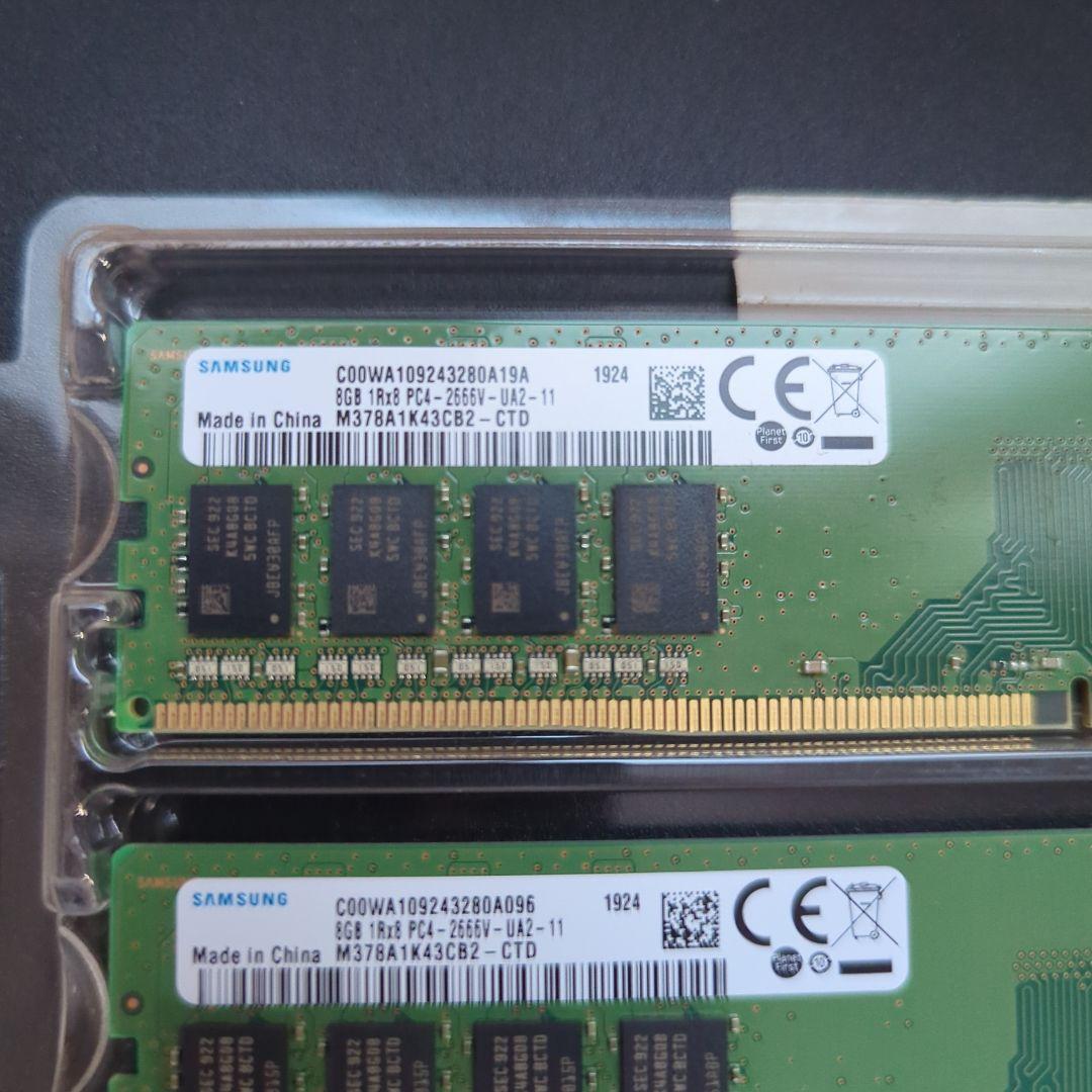 SAMSUNGデスクトップPC用メモリ M378A1K43CB2-CTD 8GB