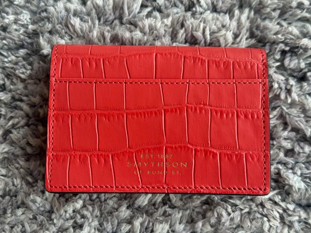 未使用SmythsonスマイソンMaraフォルダーカードケース名刺入れ