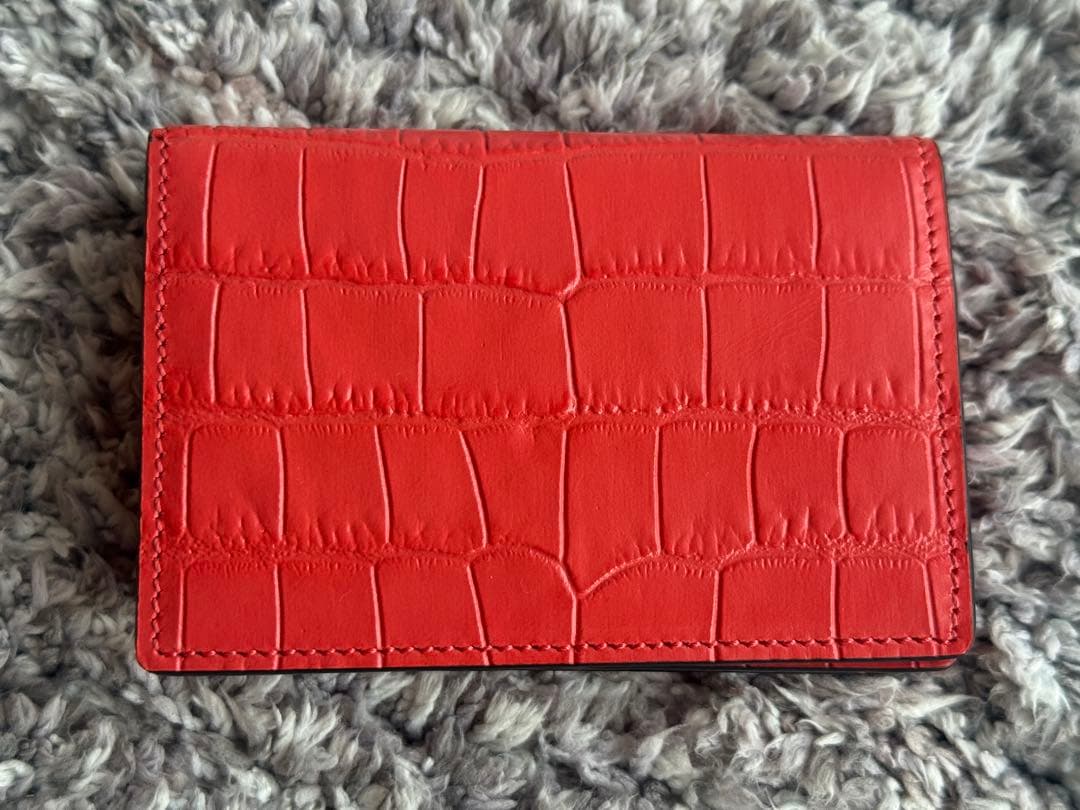 未使用SmythsonスマイソンMaraフォルダーカードケース名刺入れ