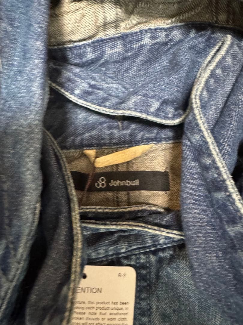 Johnbull デニムブルー モッズコート　L