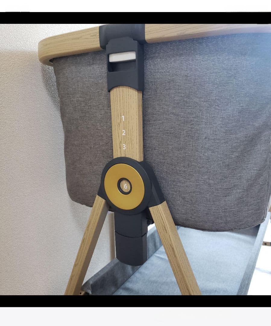 【美品】maydolly hzdmj 折り畳み式ベビーベッド　移動式