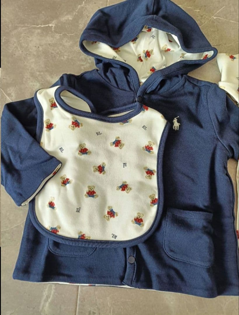 Ralph Lauren パーカー ロンパース ビブ セット ラルフローレン