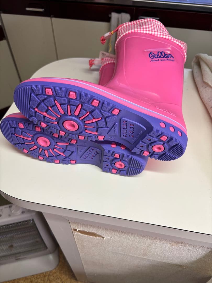 CALLEN ピンク 長靴 24.0E