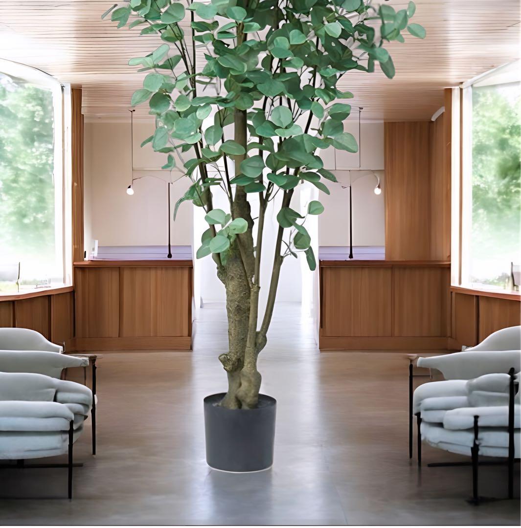 光触媒　人工観葉植物　ウォールグリーン　フェイクグリーン　ユーカリ225