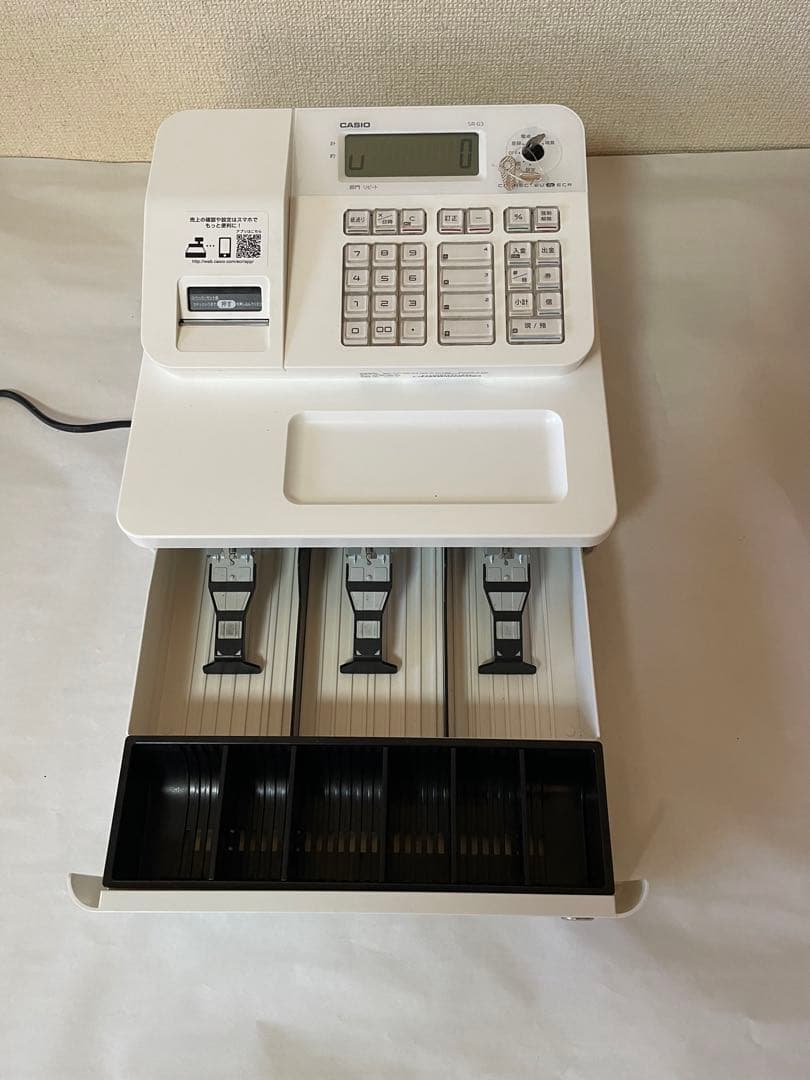 　CASIO レジスター SR-G3-WE