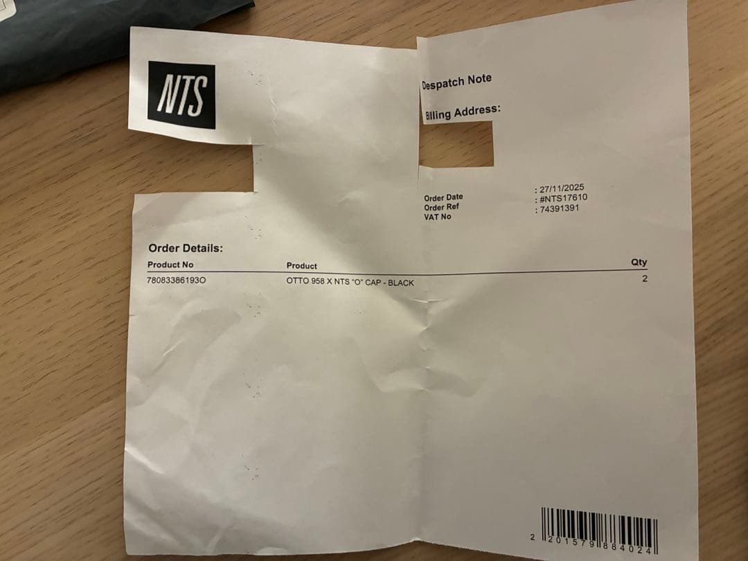 OTTO 958 X NTS “O” CAP - BLACK