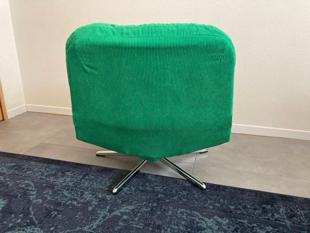 【美品】イケア ディヴリンゲ 回転パーソナルチェア 椅子 ソファ　グリーン