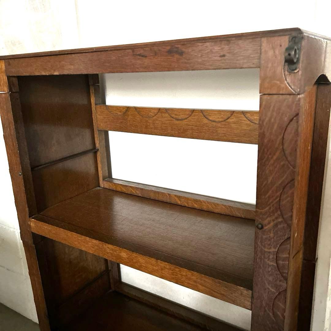 値下げ❗️ヤマハ 日本楽器 アンティーク 本棚　昭和レトロ② 組み立て済み
