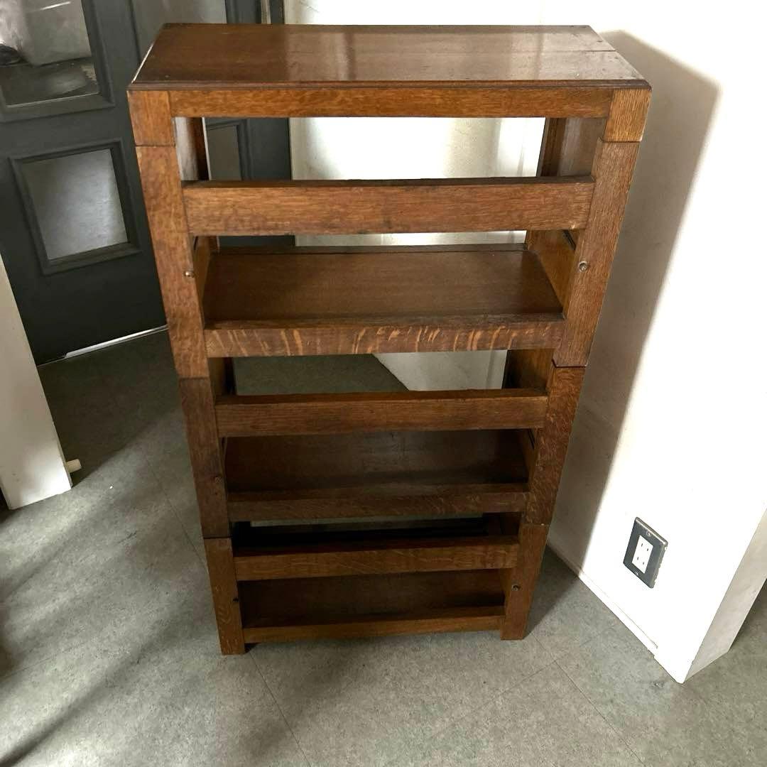 値下げ❗️ヤマハ 日本楽器 アンティーク 本棚　昭和レトロ② 組み立て済み