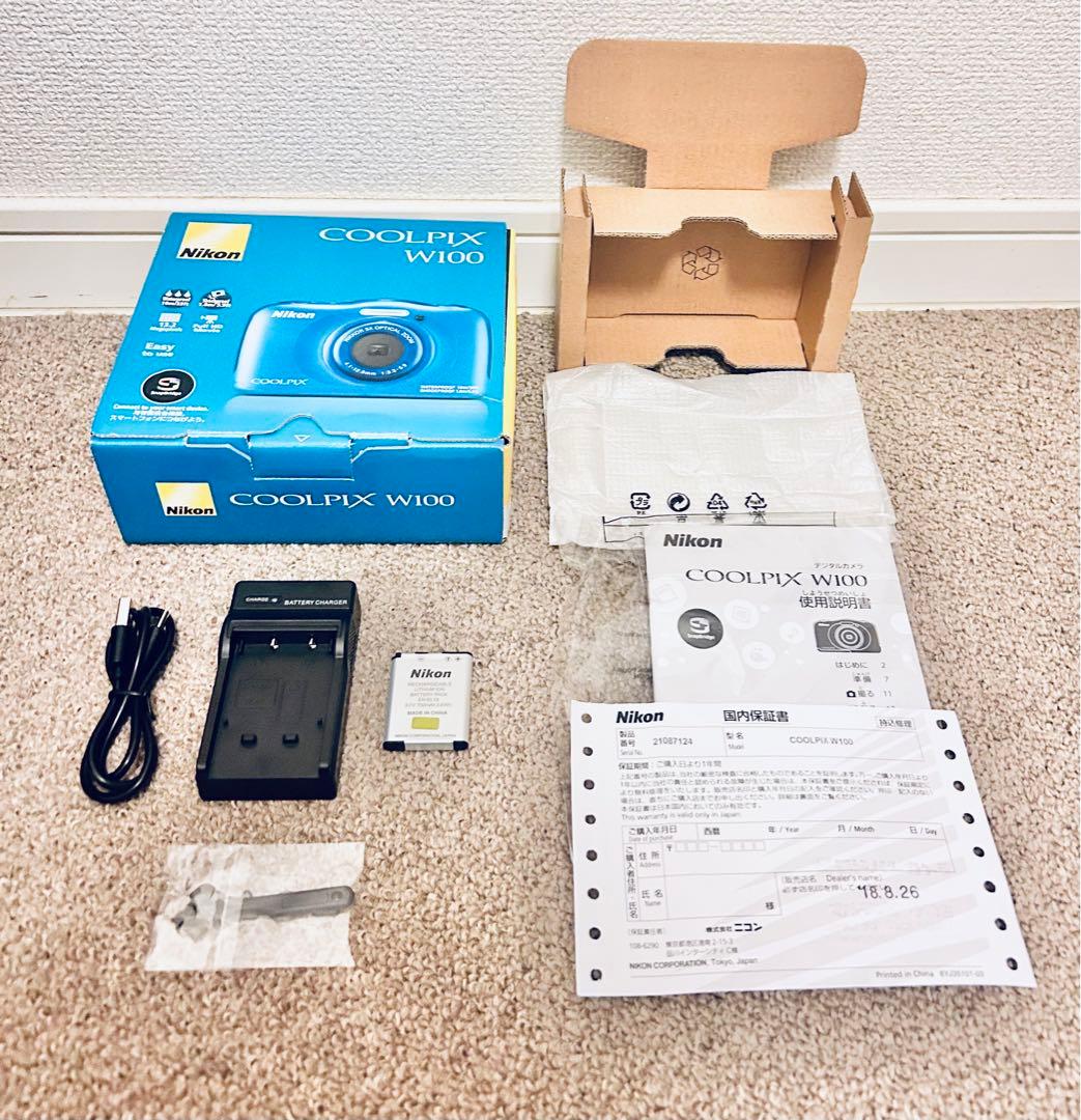 Nikon ニコン COOLPIX W100 防水デジタルカメラ
