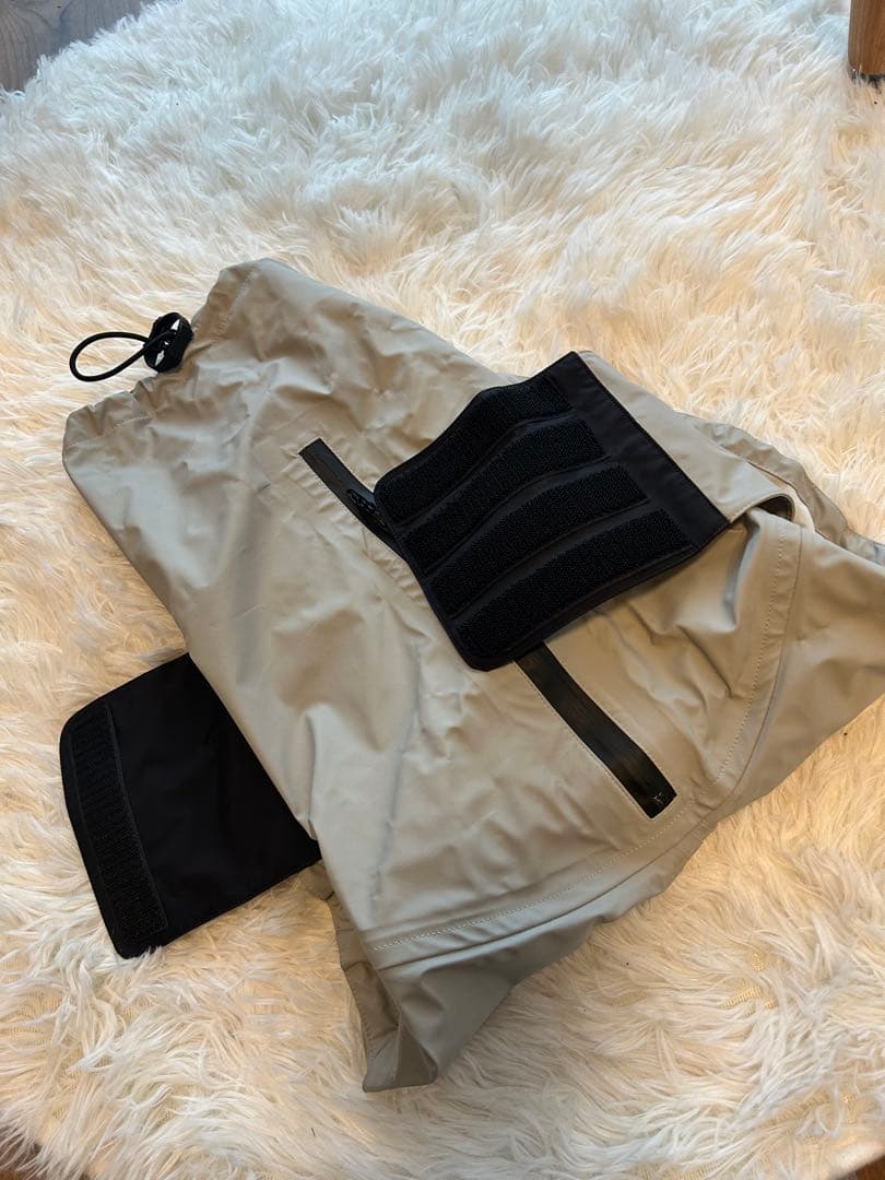 Gris 犬用レインコート Sグレー