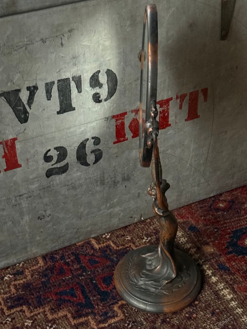 アンティーク雑貨 Early Stand mirror