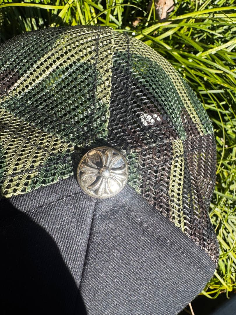 CHROME HEARTS ブラック迷彩キャップ