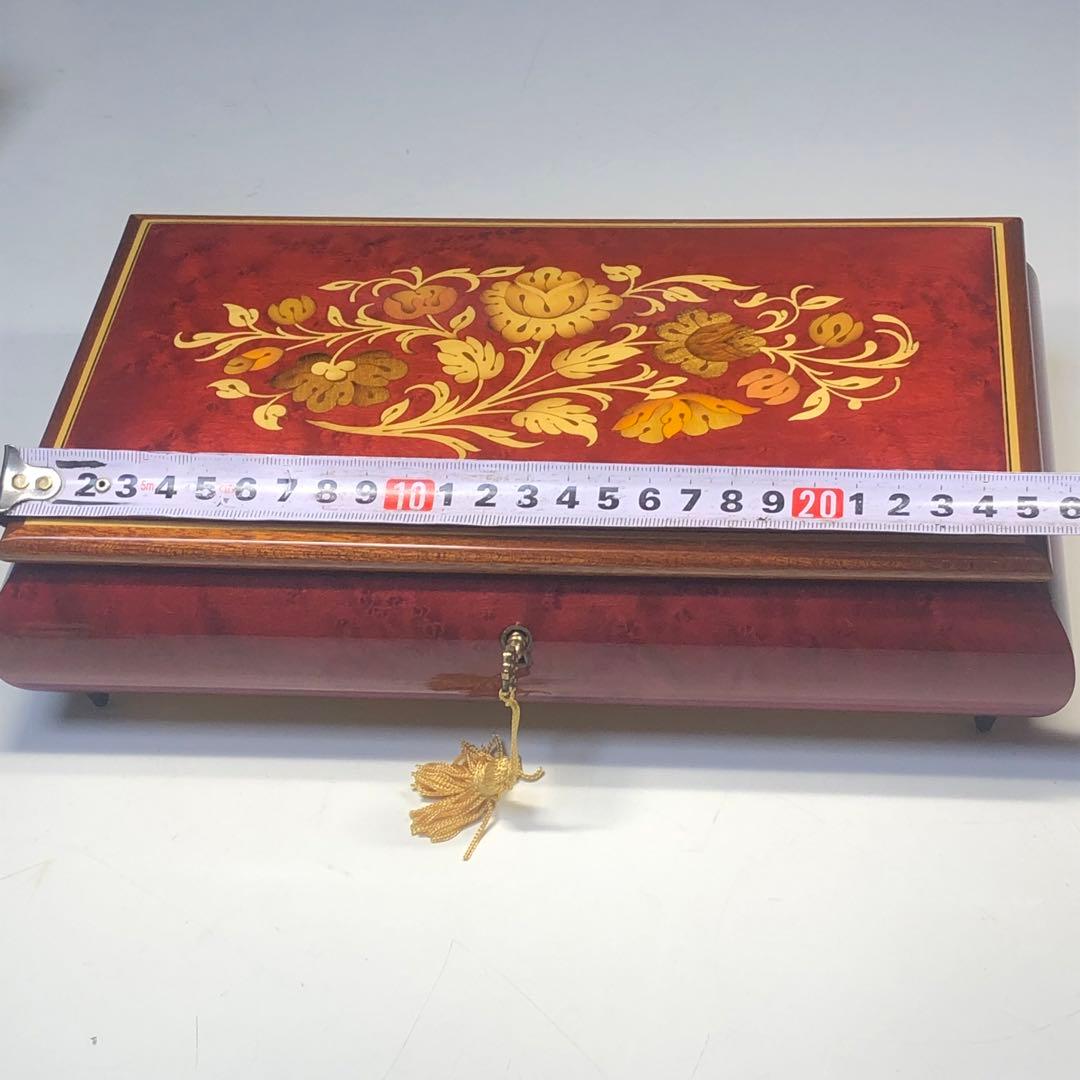 REUGE　リュージュ　象嵌　オルゴール　ジュエリーボックス