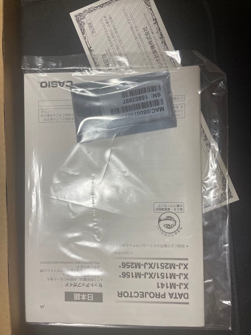 【新品未使用】 カシオ XJ-M156 水銀ゼロ プロジェクター 3,000lm