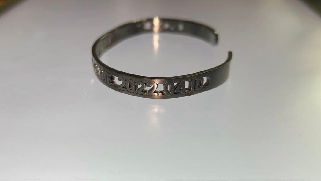 佐々木朗希 完全試合 記念グッズ バングル